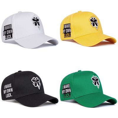 Unisex Fashion Embroidery Cotton Hat Outdoor Leisure Travel Baseball Cap Street Dancing Hip Hop Caps Sunscreen Hats