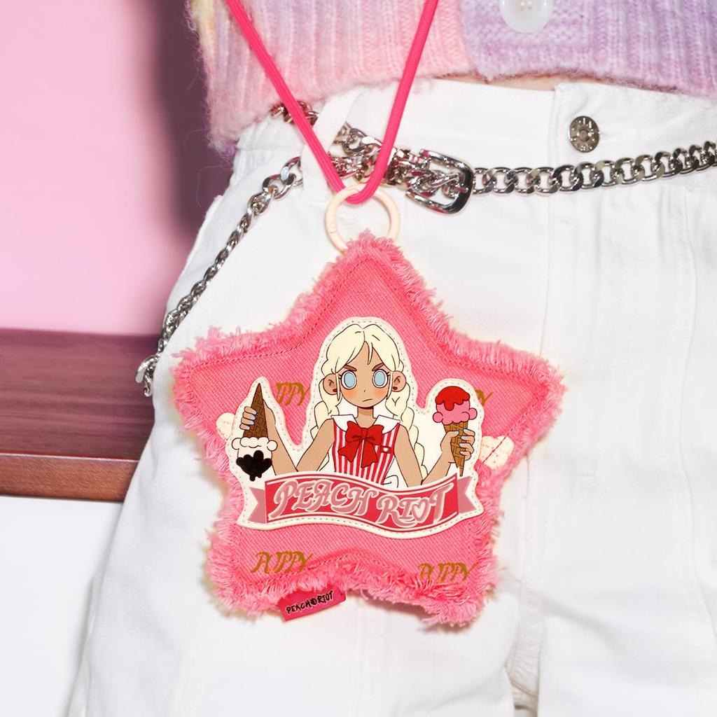 POP MART Peach Riot Rush Hour Mini Bag Series Pop Mart Gachapon Blind Box Figure Plastic Model Premium Toy PVC Soft Vinyl Original Character Birthday