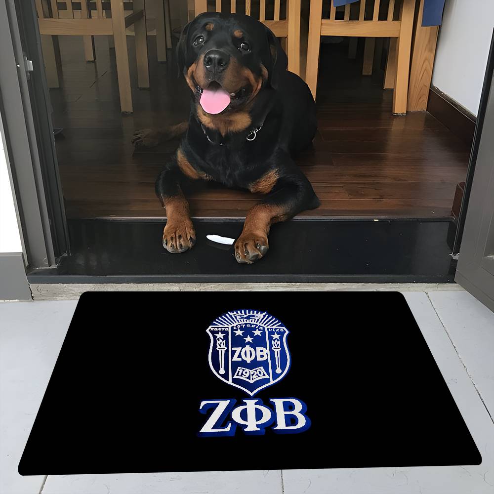 Zeta Phi Beta Hallway Carpet Non-Slip Laundry Room Mat Laundry Decor Balcony Child Living Room Bedside Area Rugs