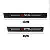 4pcs Leather Carbon Fiber Car Door Edge Sill Protector Strip Stickers for Opel Astra H G Insignia Antara Ampera Mokka Zafira GTC Sf6
