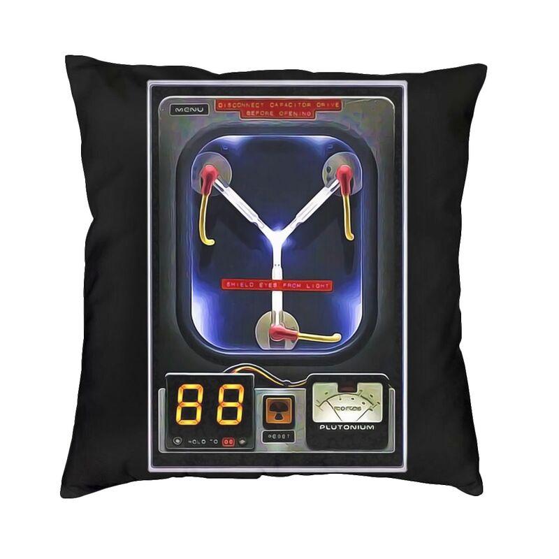 Back To The Future Cushion Covers Sofa Decoration 1980s Great Scott The Time Machine Square Throw Pillow Case 40x40