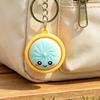 3Pcs Mini Dumpling Keychain Pendant Soft Food Charm Cartoon Snack Accessories for Bags Car