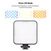 Andoer ST81 Pocket Rechargeable LED Video Light Photography Fill Light 2500K-9000K Bi-color