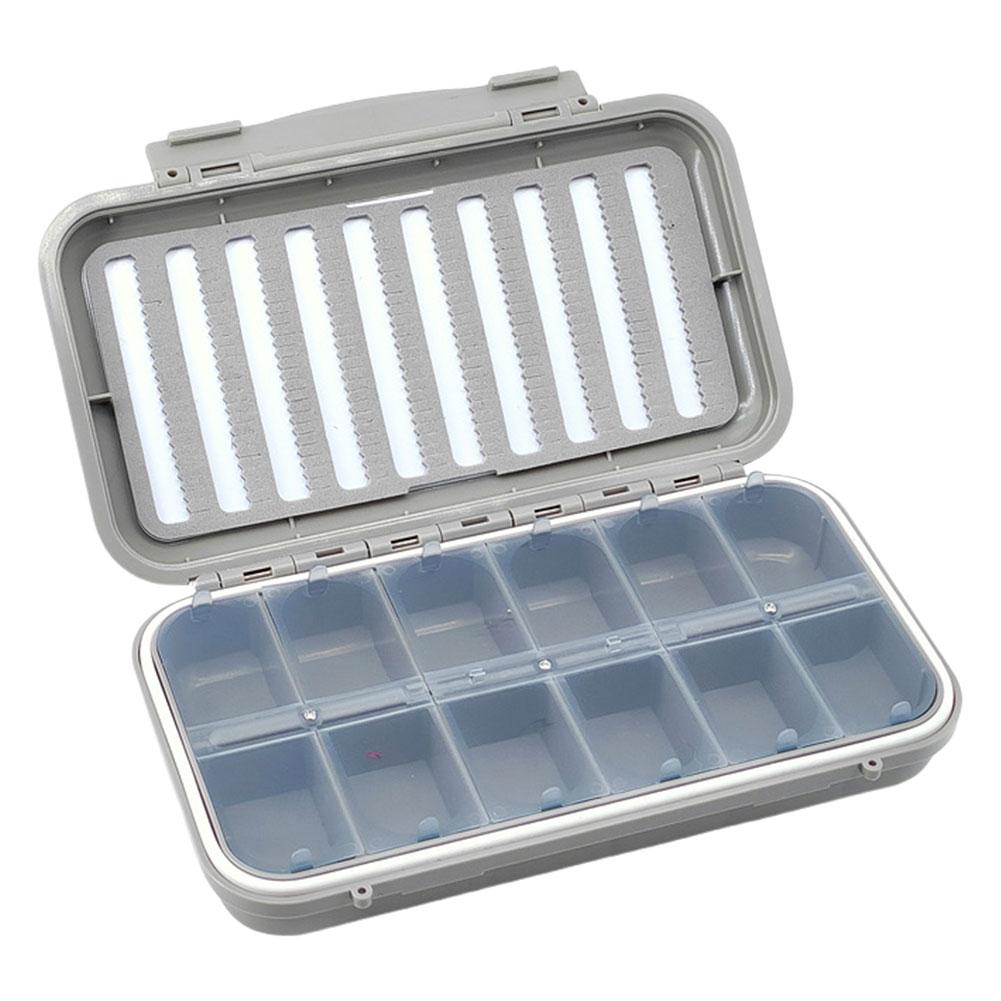 Water-Proof Fly Fishing Box Fly Lures Tackle Box Two-Sided Fly Fishing Box Lure Organizer Box for Vest Casting Fly Fishing