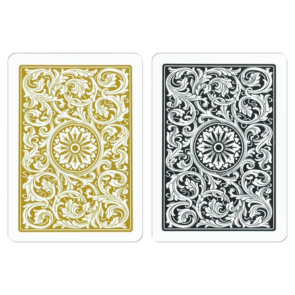 Copag Jumbo Index 1546 Playing Cards Gold Poker-Size (Black & Set)