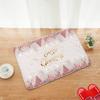 Pink Minimalist Christmas Doormat Soft To the Touch, Stain-Resistant, Durable Living Room Entryway Holiday Home Decor