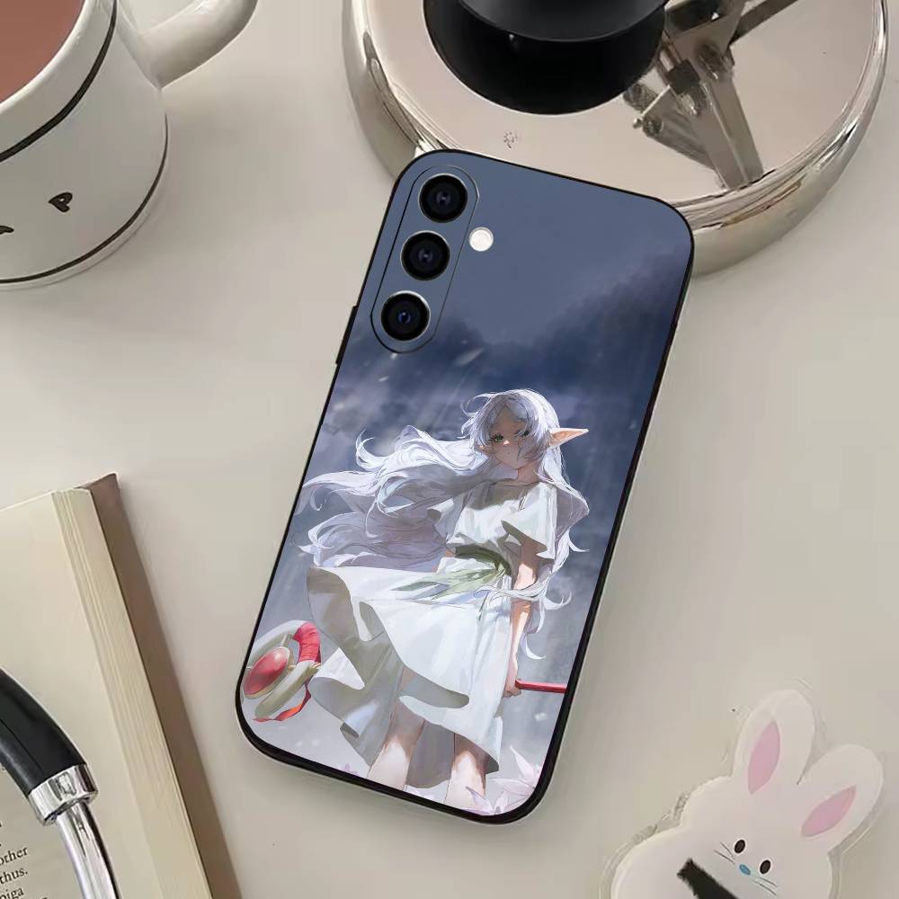 Frieren Anime Beyond Journeys End Phone Case Silicone Soft For Samsung Galaxy A73,A72,A71,A70,A53,A52,A51