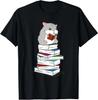 Reading and Hamster Funny Saying Book T-Shirt