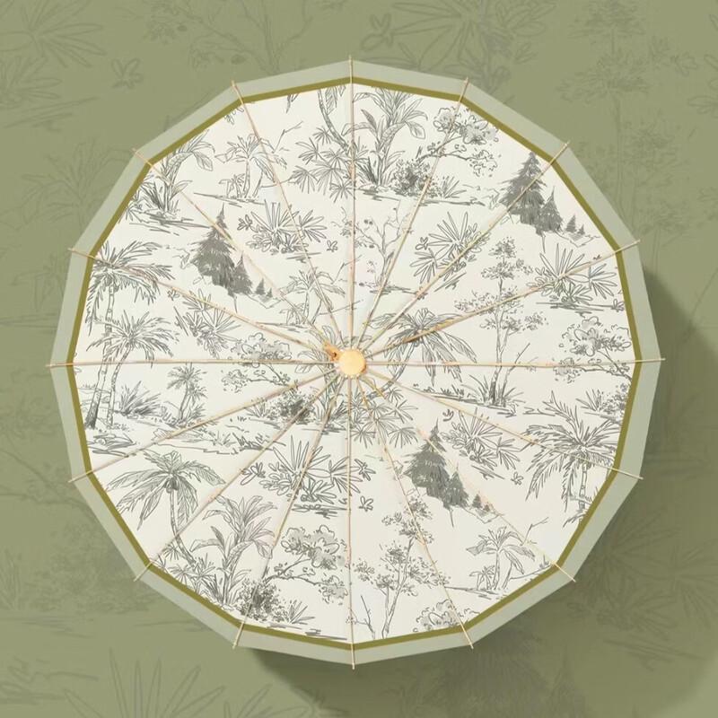 

Li Shen 16K Retro Dual-Use Folding Umbrella 16K Ribs, Manual