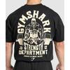 Gymshark STrengTh DeparTmenT Graphic T shirT Black A1c3u Bb2j