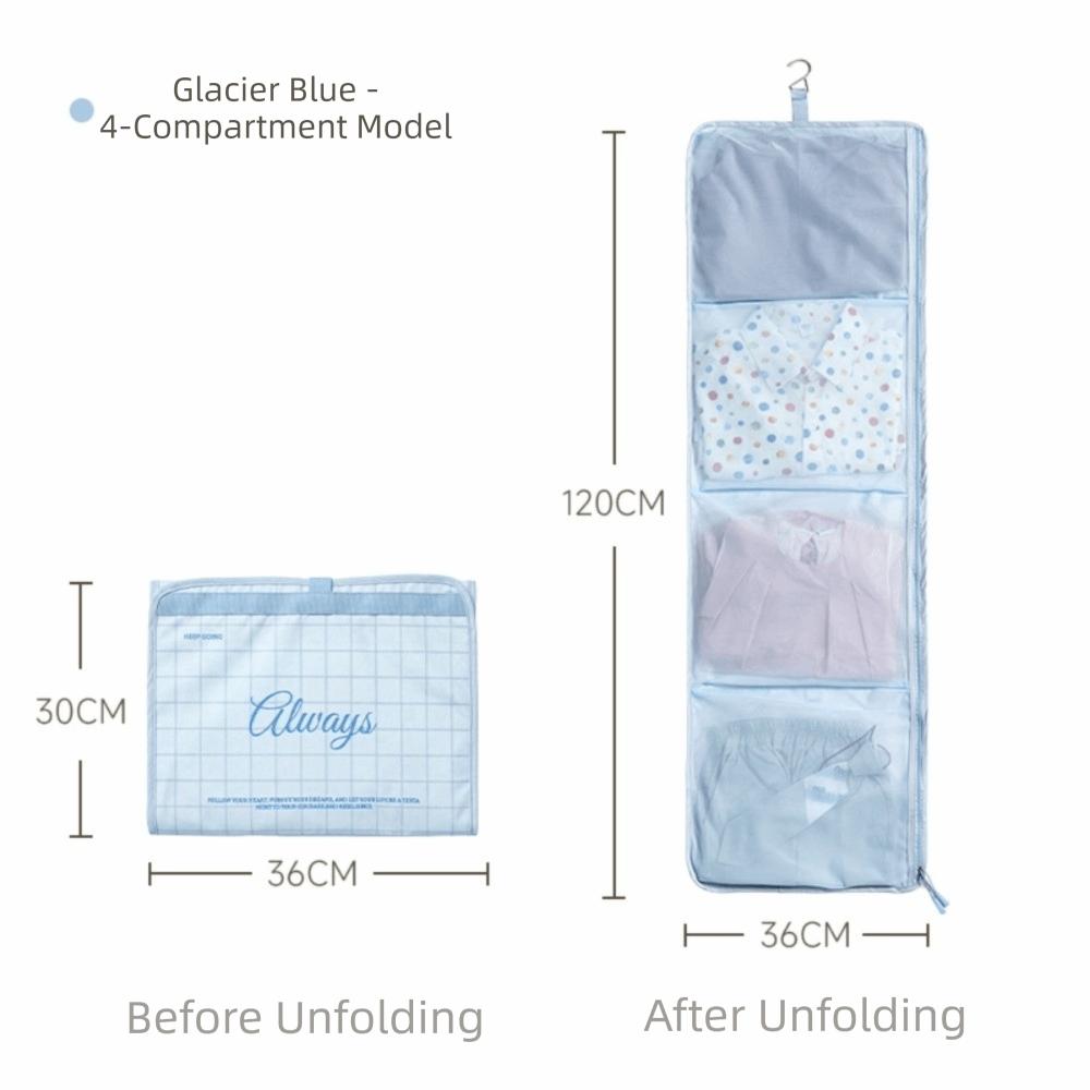 Breathable Underwear Storage Bag Foldable Closet Organizer Bag Hanging Storage Bag Closet Storage