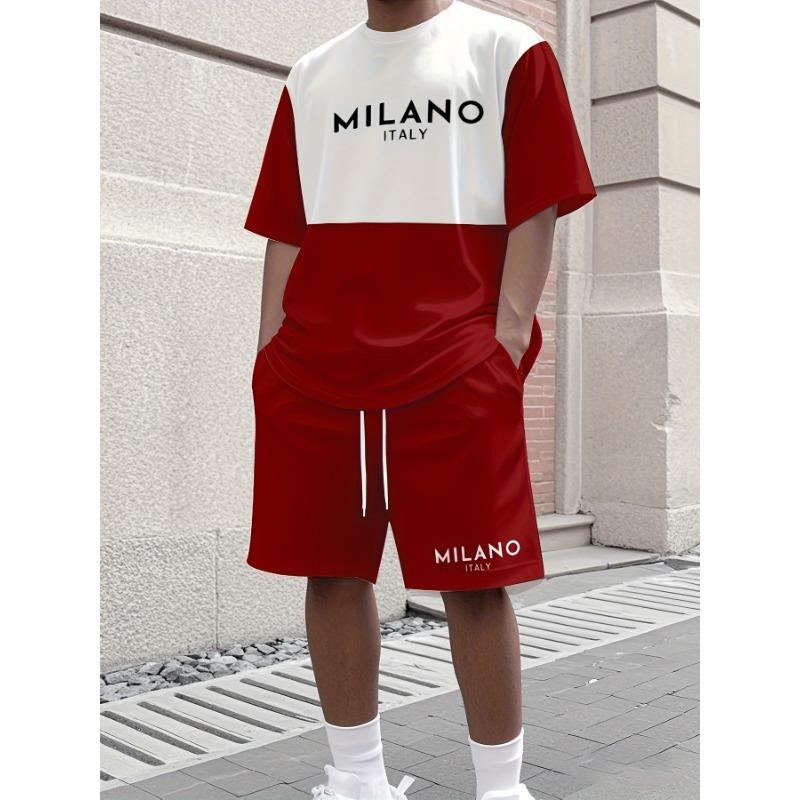 

Selected men s casual outdoor street sports suits T-shirts and shorts XL