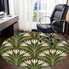 1pc Floral Pattern Office Round Area Rug, Indoor Mat Suitable For Office, Under Office Chairs Bedroom Living Room Home Decor, Room Deco 177