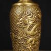Brass Fish Leaping Over The Dragon Gate Pair Home Decor Housewarming Opening Gift Entrance Ornament Copper Vase