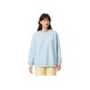 Li Ning Sports Lifestyle Series Round Neck Logo Embroidered Sweatshirt Women Sweatshirt AWDW640-4