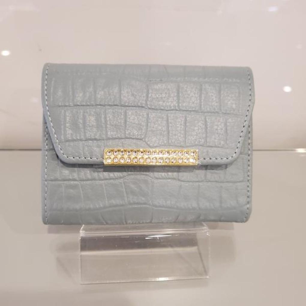 moncross 19165BLAW cubic point cowhide half wallet