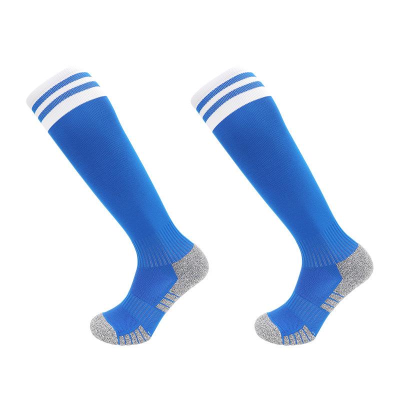 Anti-Rutsch Fußballsocken für Erwachsene Herrenstrümpfe Kniestrümpfe für Kinder Handtuchsohle Professionelle Sportsocken