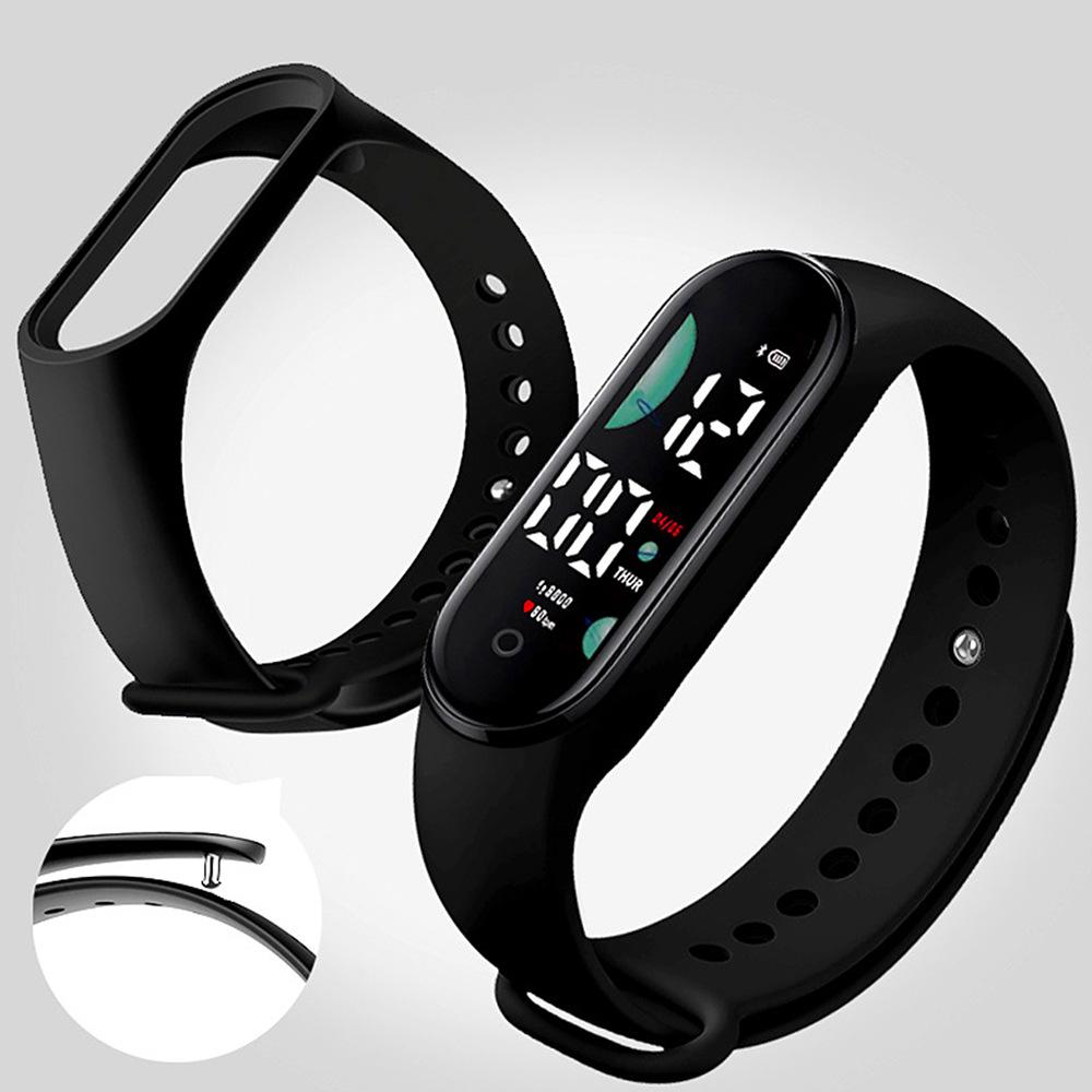 Children's LED Cartoon Sports Watch - Student Touch Electronic Timepiece.