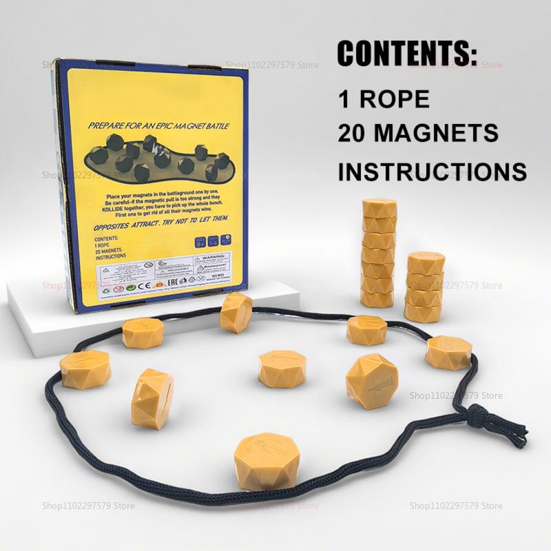 Magnetic Chess Set with 20 Travel-Stones Strategy Board Game for Family Game Night Indoor Outdoor Use for Kids Adults (Age 8+)