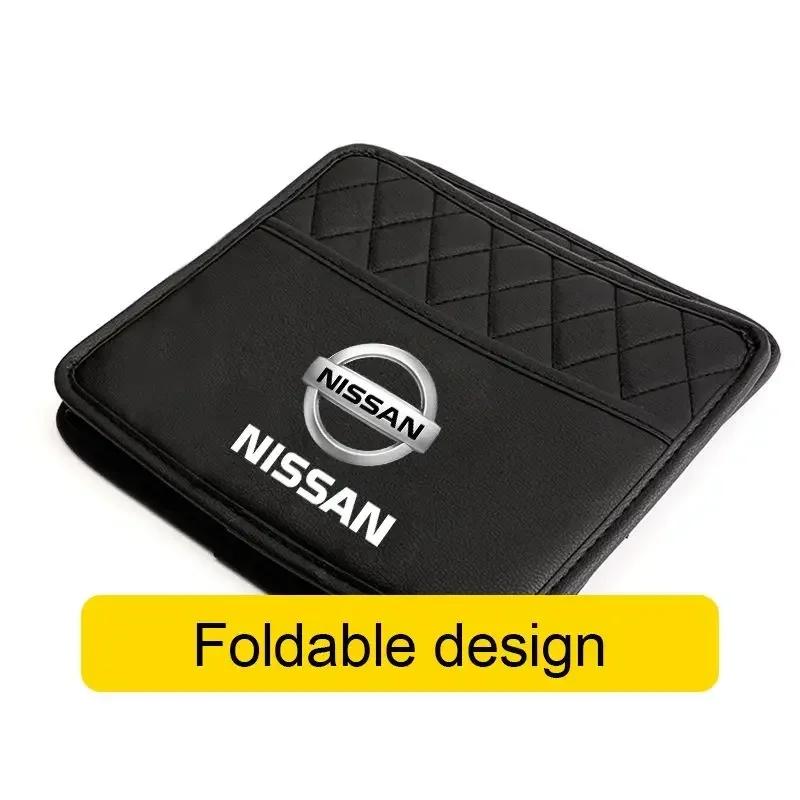 CEXDDH1 Car Backseat Organizer Multifunction Leather Interior Hanging Storage Bag For Nissan Qashqai X J10 J11 Trail Tiida Teana Skyline