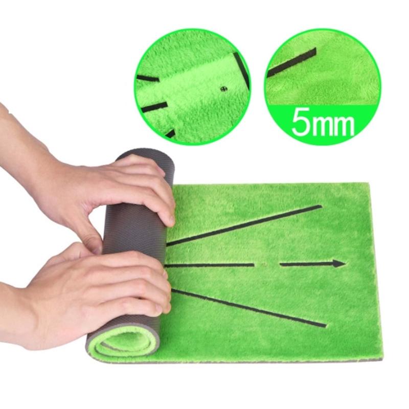 Golf Hitting Mat Swing Track Practice Marking Pad Golf Hitting Mat for Swing Paths Feedback/Detection Batting Enduring