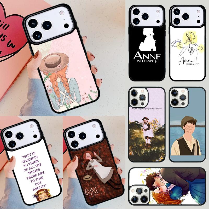Anne with an E Soft Phone Case For iPhone 17 Air 14 15 13 12 Max Cover For Apple 14 15 16 16e 11 Pro Max Plus Coque