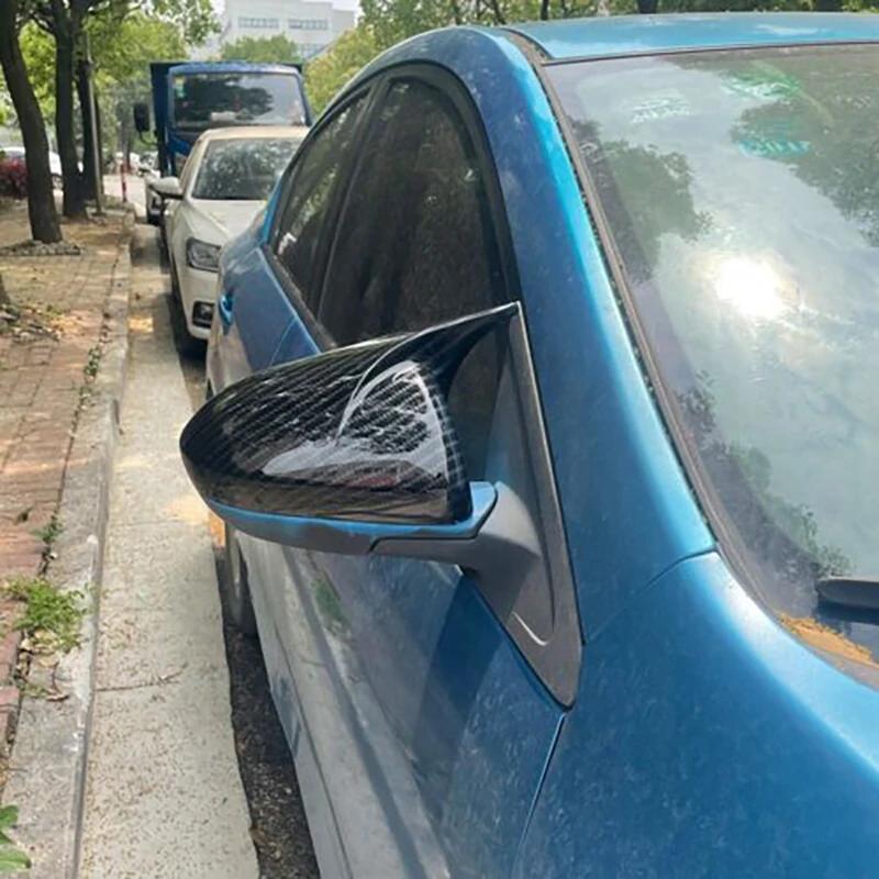 For Mazda 3 2010 2011 2012 2013 Mazda 6 2009 2010 2011 Car Rearview Side Mirror Cover Wing Cap Exterior Door Housing Shell Trim IUE2