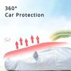 Universal Full Car Cover Portable Outdoor Waterproof UV Protection Anti-Scratch Resistant Car Clothing Auto Dust Cover Accessory