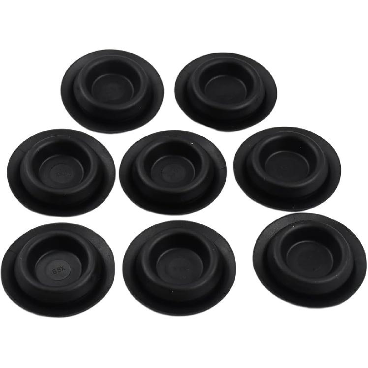 8PCS Body Floor Drain Plugs 55177482AA Compatible with Jeep Wrangler TJ 1997-2006 SE Sport Sahara Rubicon X Unlimited Grand Cherokee 2013-2021 Dodge