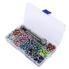 Eyelets Set Grommets Kit Boxed MultiColor Hollow Rivet DIY Project Craft Metal Tool KQ201