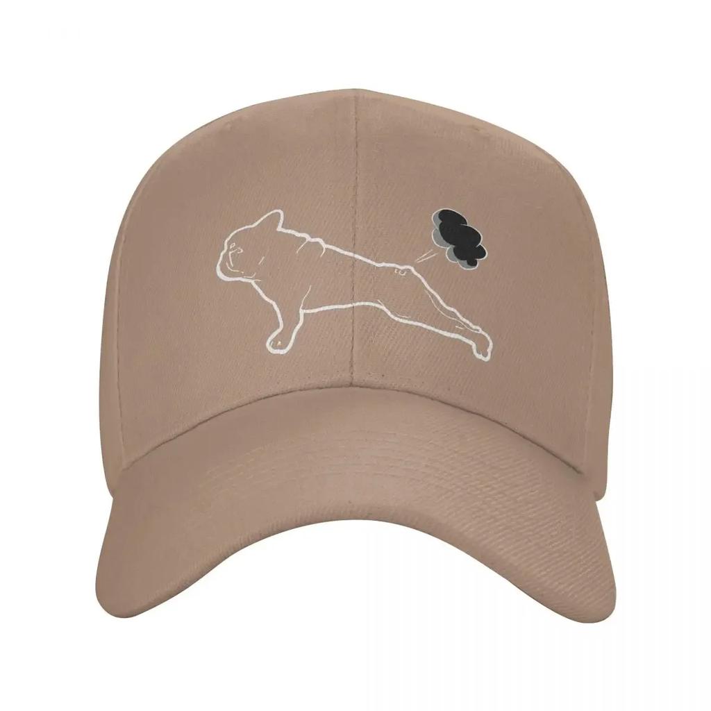 Custom Fashion French Bulldog Yoga Baseball Cap Women Unisex Adjustable Unisex Dad Hat Hip Hop Sun Hat
