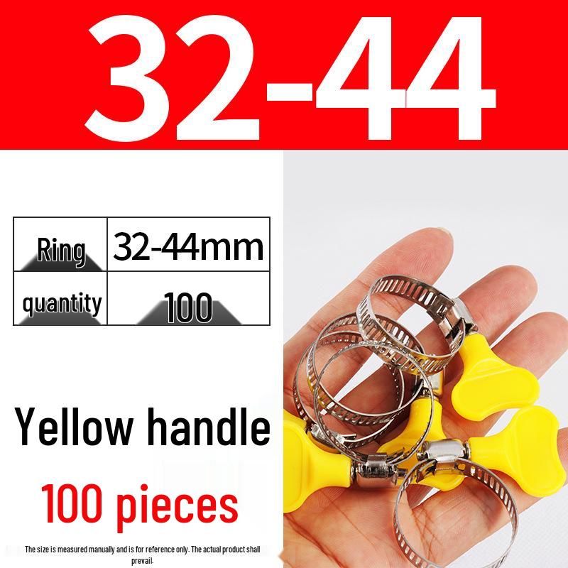 Nerezová hadicová spona, ručně utahovací páska pro vodní a vzduchové potrubí