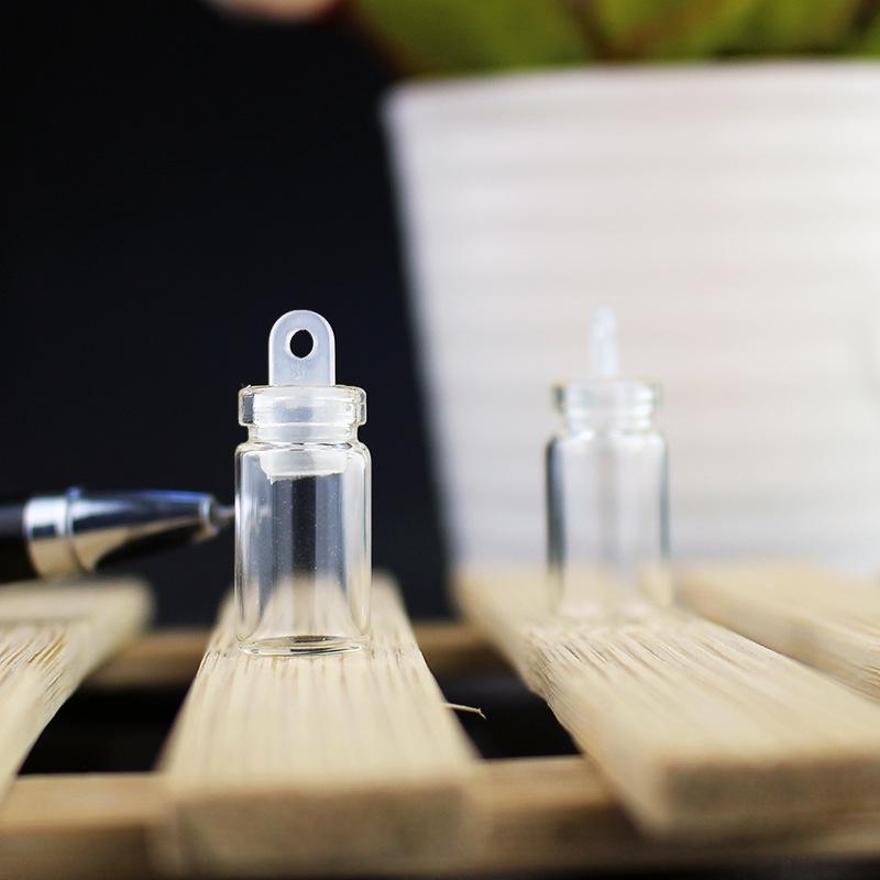 Adorable Mini Glass Wish Bottles with Cork Lids and Plastic Stoppers for DIY Projects