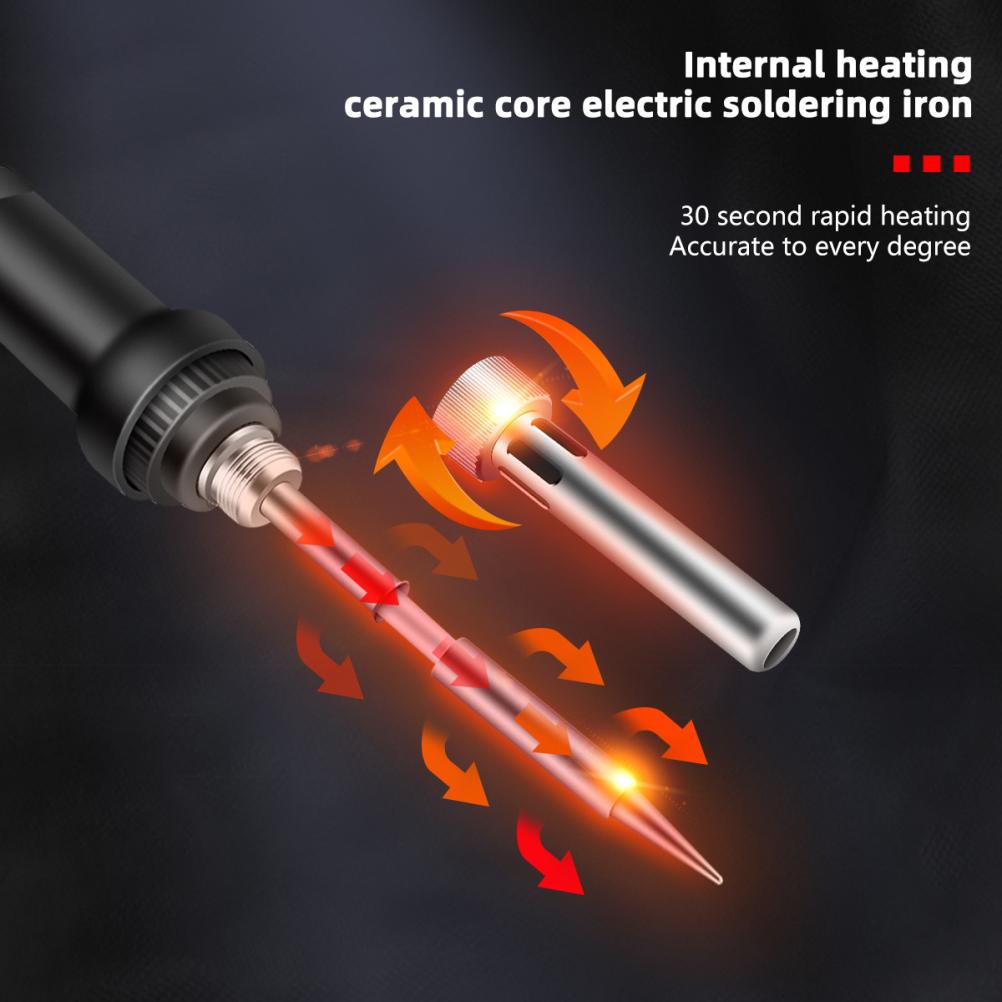 16pcs set Soldering Iron Kit Multifunctional Electric Tools Soldering Iron Portable Welding Tool Set