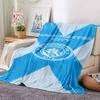 Manchester Football Club Crest Blankets Flannel Printed Breathable Warm Throw Blanket for Home Office Bedspreads 0708a6