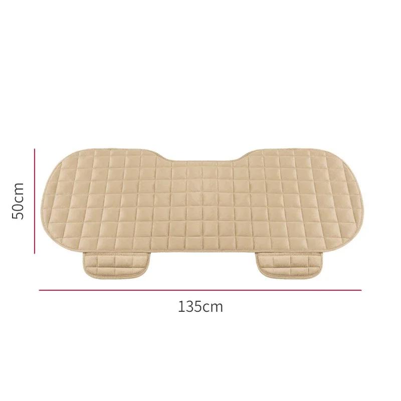 Husă scaun mașină față spate pernă flocata din pânză anti-alunecare iarnă protectie auto pernă pentru covoraș ține cald Fit universal camion suv van