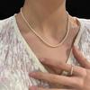 Pearl Necklace, Light Luxury, Niche Design, Collarbone Chain Neck