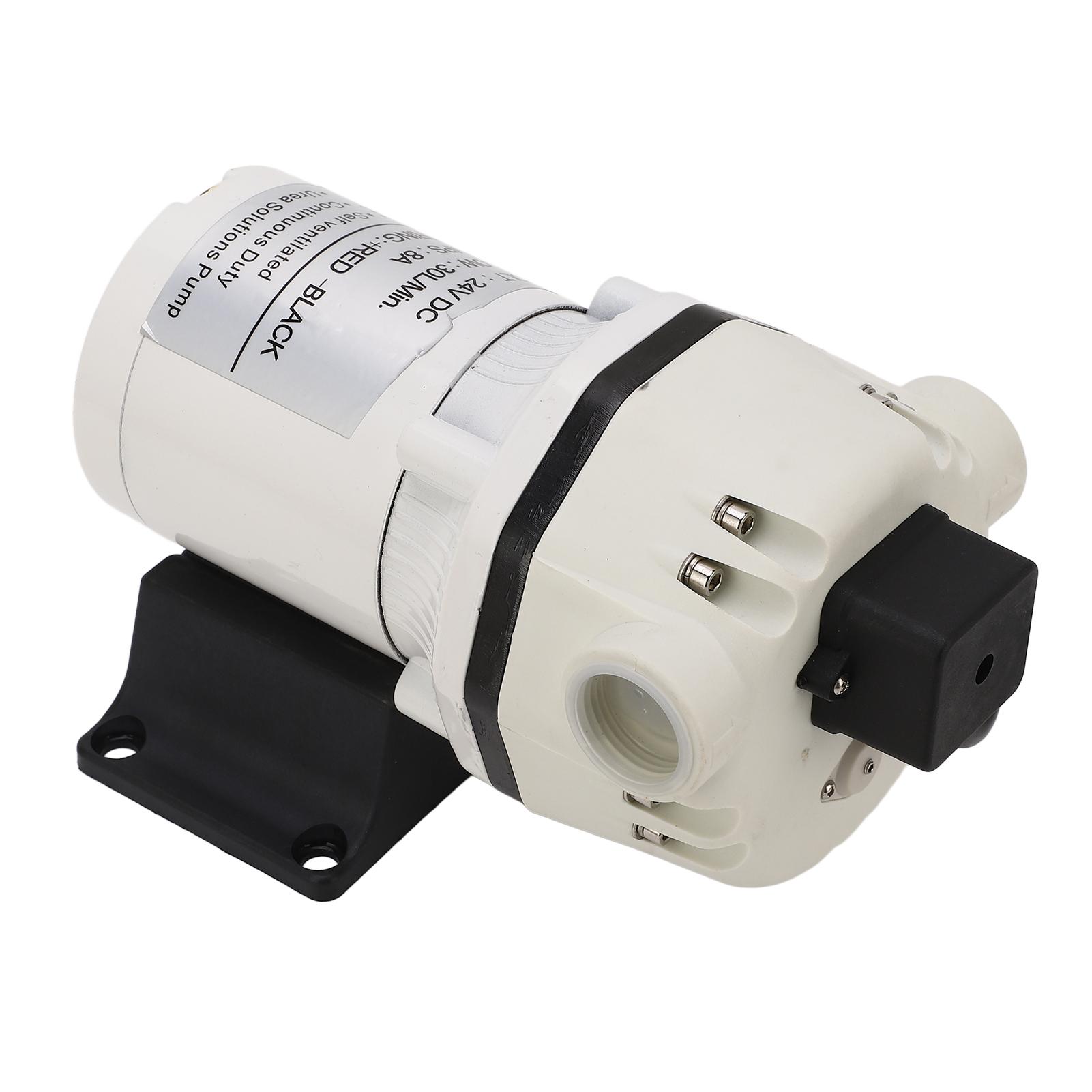 

Електричний діафрагмовий насос DC24V, підйом 30 л, 11 м, 70 PSI, 350 Вт, самовсмоктувальний водяний насос для хімічних речовин