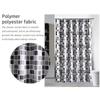 1pc Waterproof Shower Curtain Geometric Printed Bath Curtains Mosaic Pattern Polyester Cloth