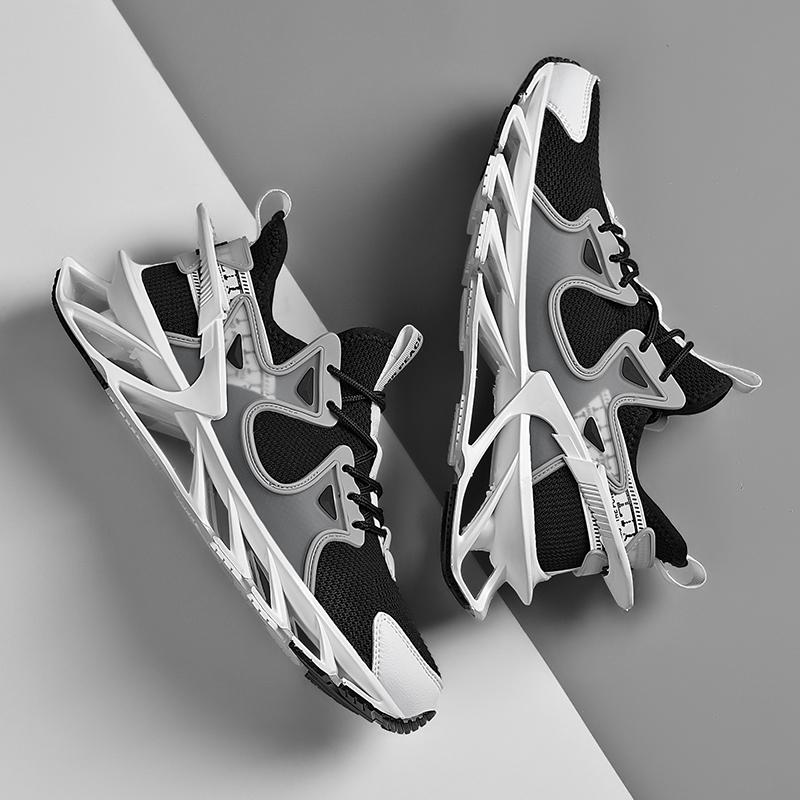 Brand Running Shoes For Men Anti-slip Shock Absorption Sock Sneakers Mesh Breathable Casual Jogging Shoes Male Footwear