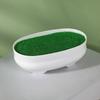 Simulation Ceramic Oval And Square Plastic Flower Pots For Small Foliage And Desktop Decor