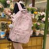 National style school bag ins niche female high-end sense casual versatile backpack simple light travel backpack new model