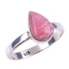 Natural Rhodochrosite Gemstone Handmade 925 Solid Sterling Silver Ring S.6 S2U97