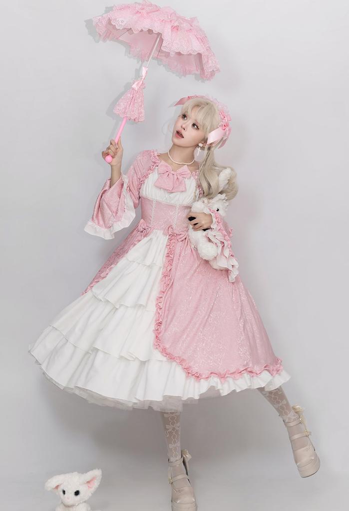 Sivrusn Gothic Lolita Sweet Medieval Flared Court Western Retro Stage Halloween XL Dress, Lolita, Cosplay, Ladylike, Princess, Dress, Sleeves, Lace,