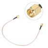 2pcs 50 Ohm 15cm SMA Male To SMA Male RG316 Coaxial Cable for Extension Adapter, Threaded Connector for High Stability, Good Performance, Str