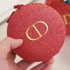 Dior Bolsas de almacenamiento de hilo dorado rojo Portátiles