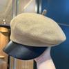 Modern Luxury Octagonal Newsboy Cap - Stylish High-End Accessory