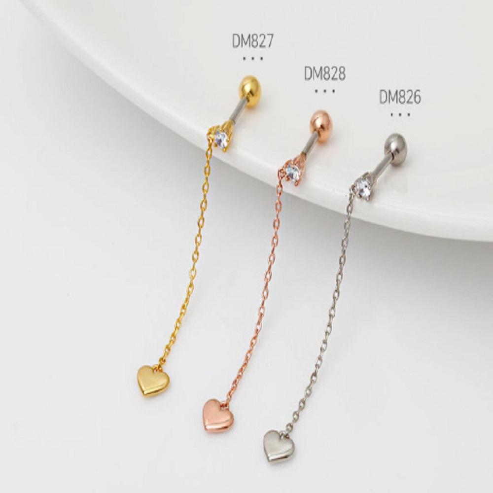 Fashion Piercing Chain Love 3 Types, Choose One, One Side for Sale