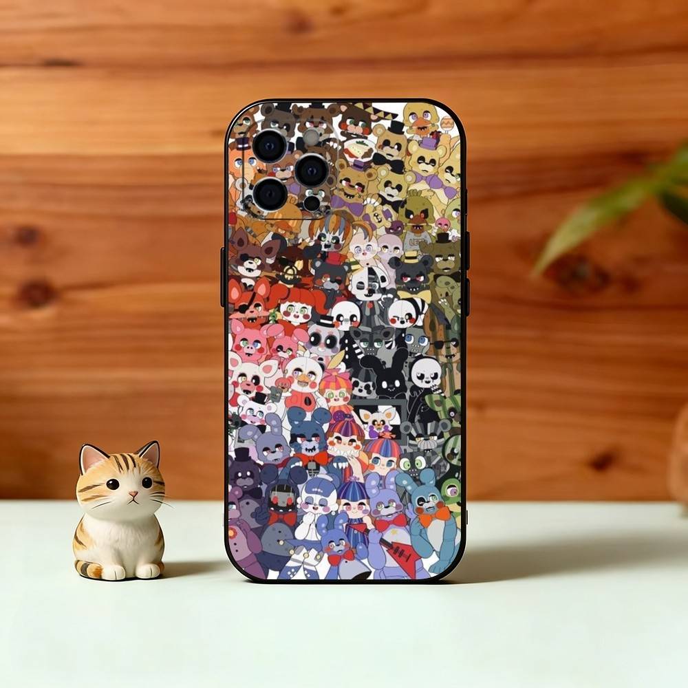 Game F-N-A-F Phone Case Silicone Soft For IPhone 17 16 15 14 13 12 11 X XR Plus Pro Max Plus