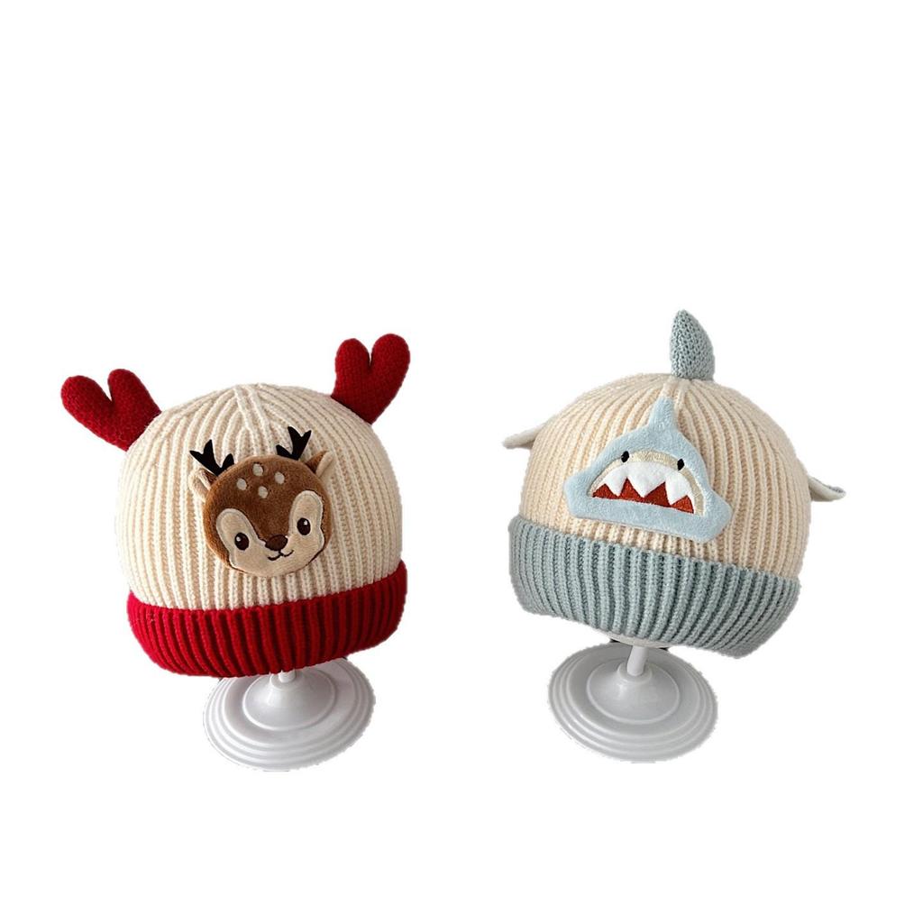 Adorable Knitted Wool Baby Hat - Warm & Thick for Autumn/Winter, Perfect for Infant/Toddler Boys & Girls